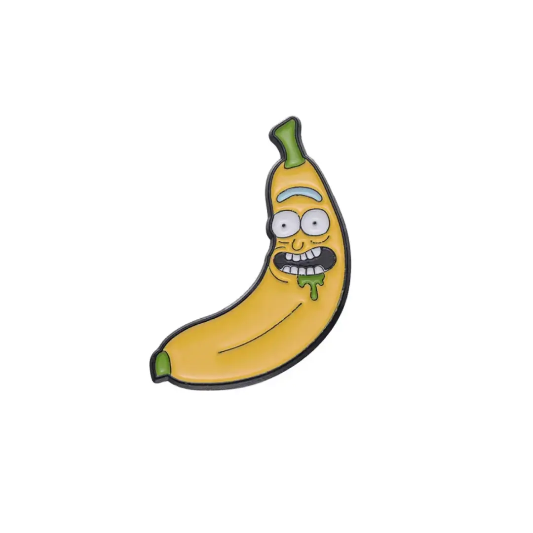 Banana Face Pin | PikPoket Enamel Pins