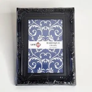 Black 6x4 Ornate Frame