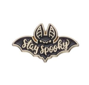 Stay Spooky Bat Pin
