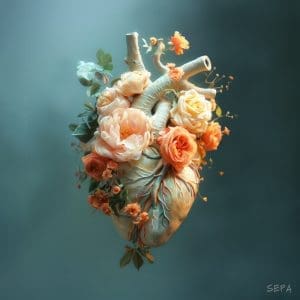 Floral Heart Series