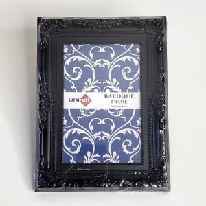 Black 6x4 Ornate Frame