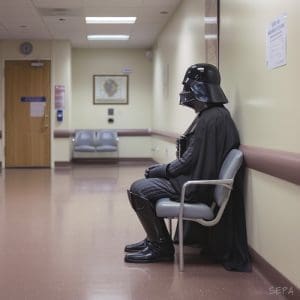 Vader at Doctors Vintage Series Print