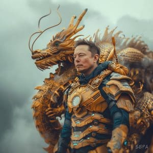 Musk in the Sky Print
