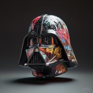 Graffiti Series Darth Vader Print